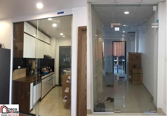 Mẫu cửa kính cường lực đẹp