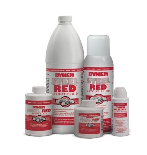 Dykem STEEL RED Layout Fluid 80296 – Chất đánh dấu bề mặt thép