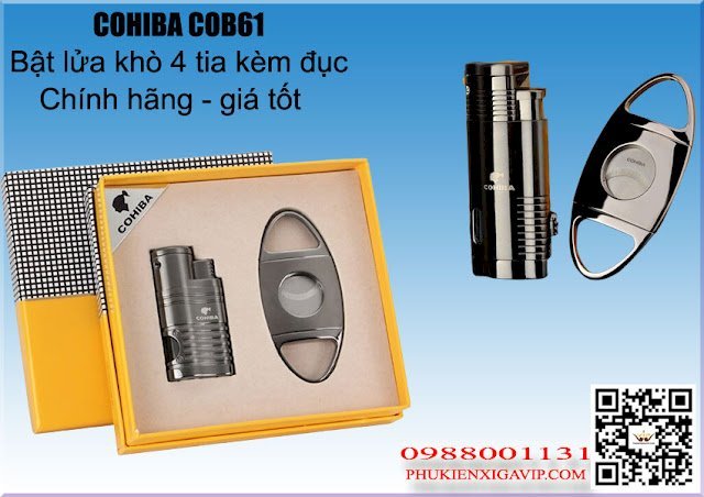 Sét phụ kiện xì gà Cohiba COB61