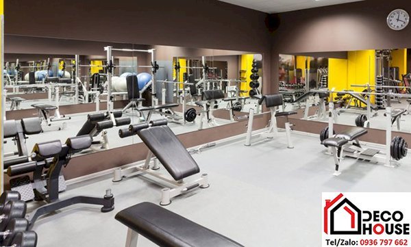 Thi công gương phòng tập gym tại Hà Nội