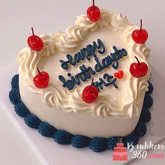 Bánh sinh nhật Hàn Quốc giản đơn