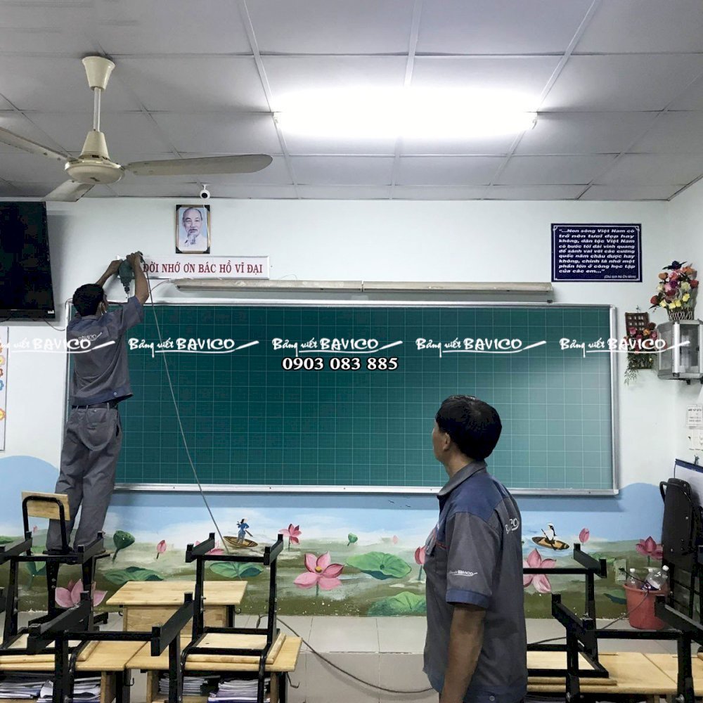 bảng từ viết phấn korea ô ly mới - thiết bị trường học