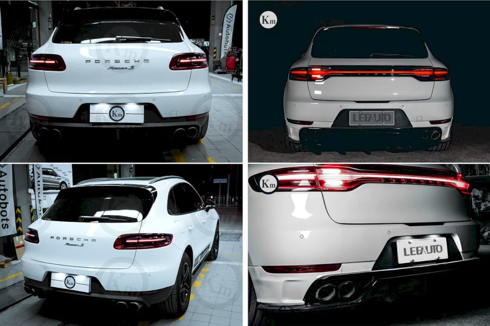 Trước và sau nâng cấp đèn sau Porsche Macan 2013-2023