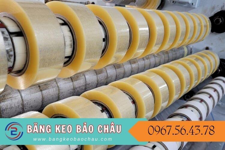 Bảng báo giá băng dính dán thùng của Công ty Băng Keo Bảo Châu