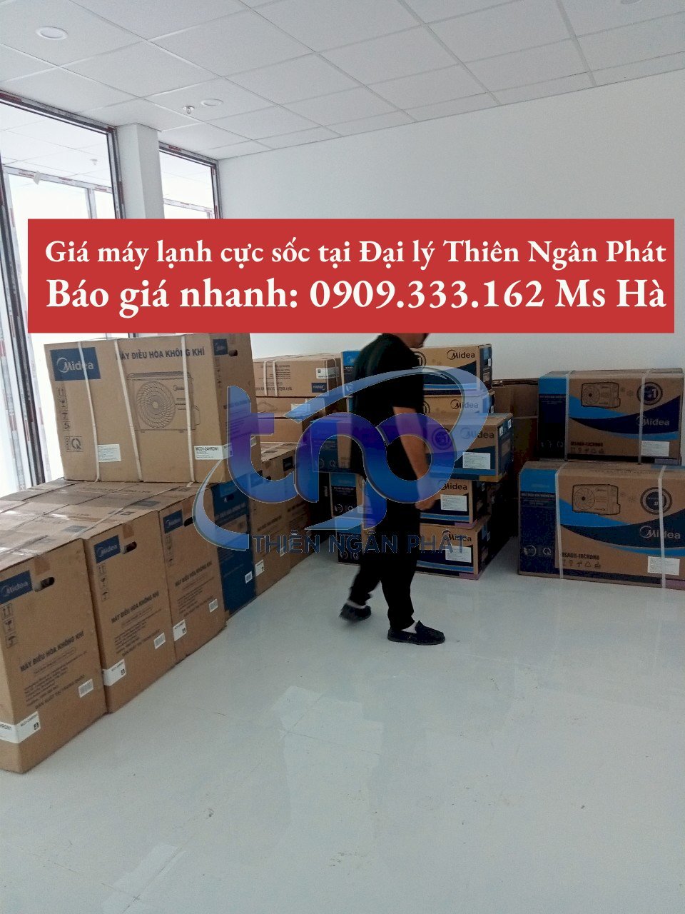 Khách tin tưởng và lựa chọn máy lạnh Midea