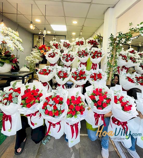 Shop hoa tươi Thảo Điền phân phối hoa bó sự kiện số lượng lớn