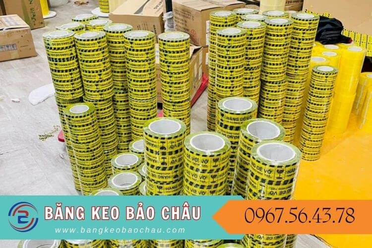 Hướng dẫn chọn lựa và sử dụng Băng keo in chữ hàng dễ vỡ phù hợp