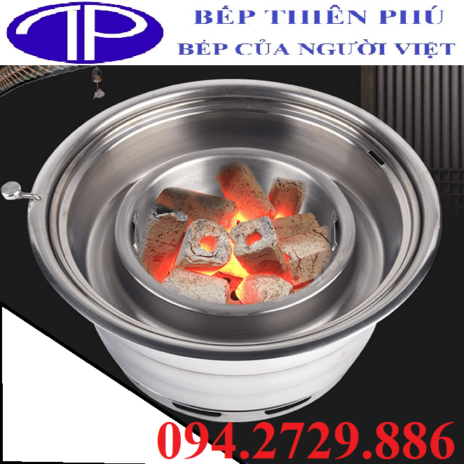 Bếp ( lò) nướng than BBQ âm bàn hút khói dương chất lượng cao giá tốt nhất thị trường hiện nay