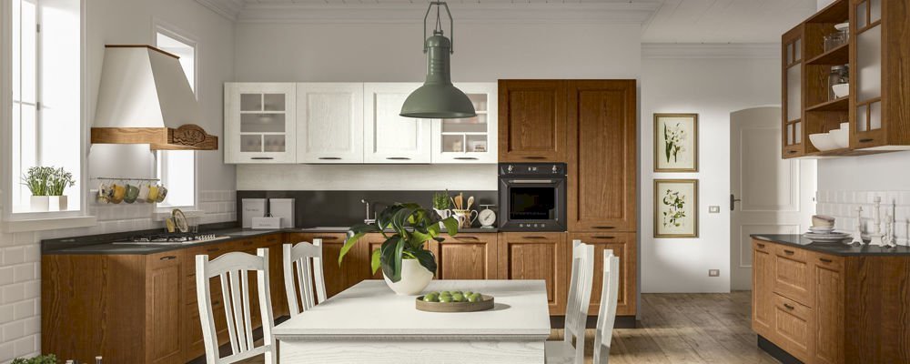 Tủ bếp từ chất liệu Laminate với màu vân gỗ đầy tự nhiên, dành cho những ai yêu thích thiết kế thanh lịch