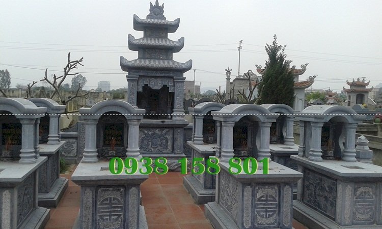 Lăng mộ đá gia đình 3 mái bán Bình Phước