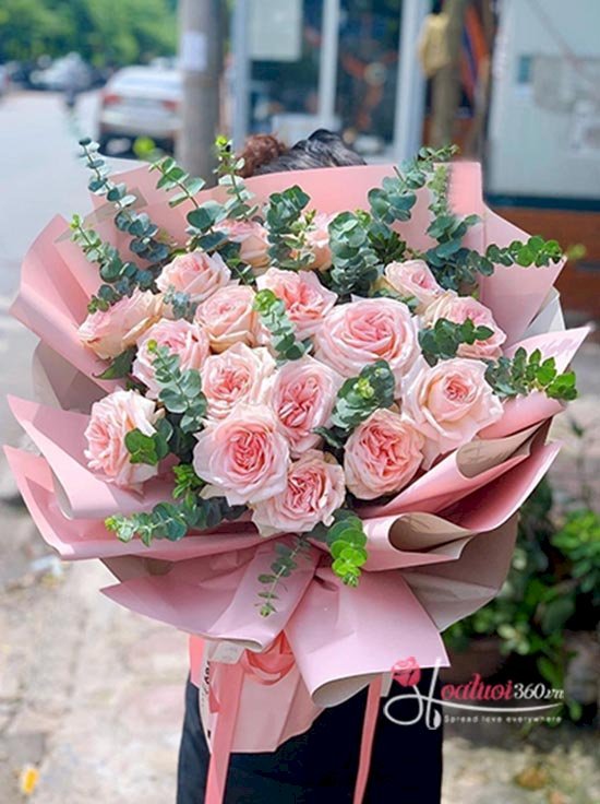 Bó hoa hồng Ohara đẹp nhất