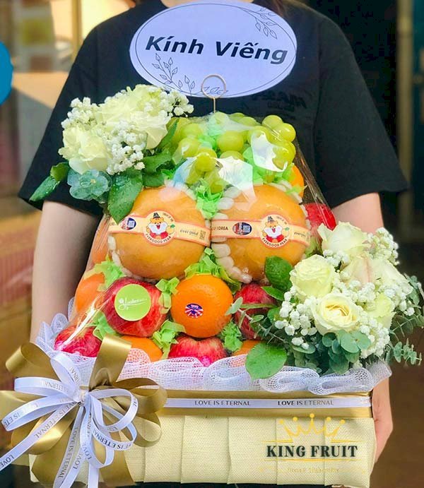 Giỏ trái cây viếng đám giỗ, đám tang tại Bình Chánh TP Hồ Chí Minh