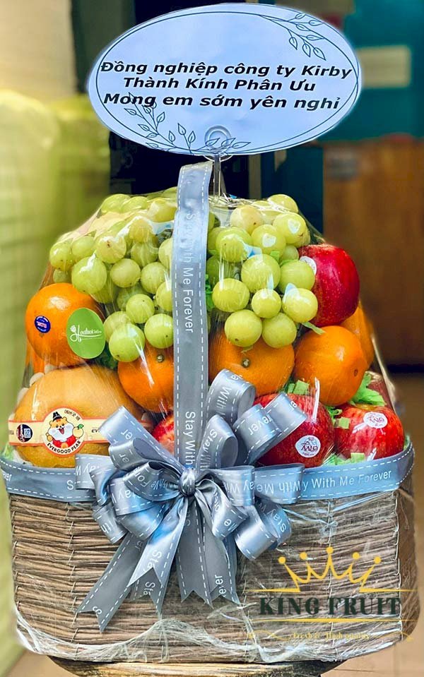 Giỏ trái cây viếng đám tang giá rẻ tại Nhà Bè TP Hồ Chí Minh