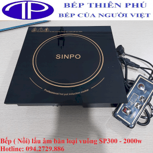 Bếp ( Nồi) lẩu âm bàn loại vuông SP300 - 2000w