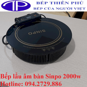 Bếp lẩu âm bàn Sinpo 2000w nhà hàng