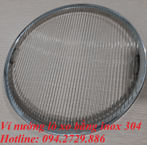 Vỉ nướng lò xo bằng inox 304 cho bếp nướng thịt tại bàn Hàn Quốc