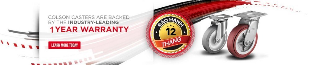 Bánh xe đẩy nhập khẩu chính hãng Colson Caster Mỹ bảo hành 12 tháng banhxeday.xyz