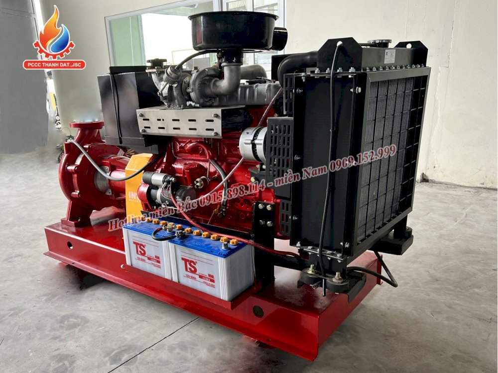 Báo giá máy bơm chữa cháy diesel 60HP 45KW