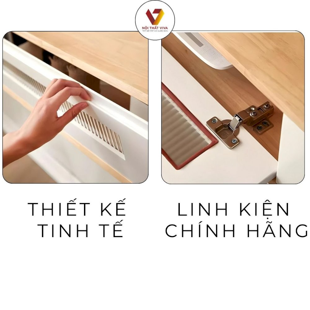 Mẫu Kệ Tivi Treo Tường Bằng Gỗ Tự Nhiên Tối Giản Hiện Đại