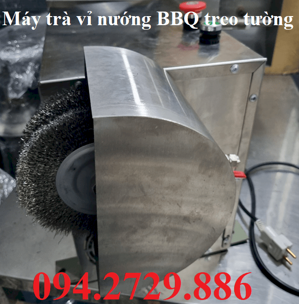 Máy trà vỉ nướng BBQ treo tường cho nhà hàng bằng inox 304