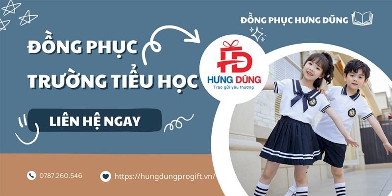 Đồng phục học sinh trường tiểu học tại thái binh