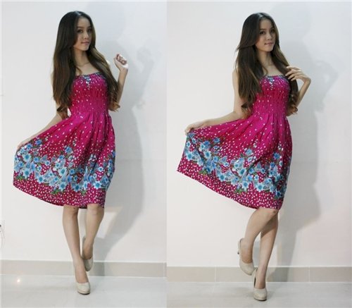 Mỹ nhân Thái Lan phối váy áo hoa đón thu không lo sến súa  Tin tức Online