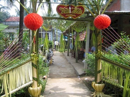 Cổng Hoa Cưới Lá Dừa Tại Hồ Chí Minh