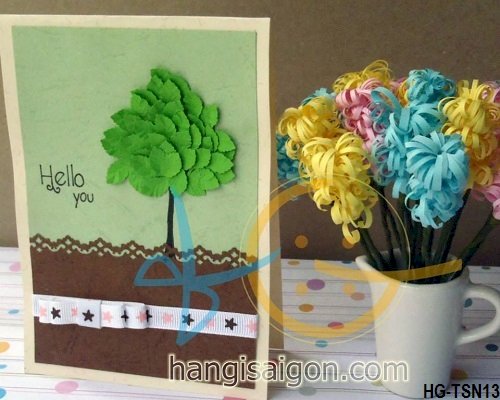 Những mẫu thiệp 2011 handmade hoa đồng nội đẹp ngất ngây tặng thầy cô giáo