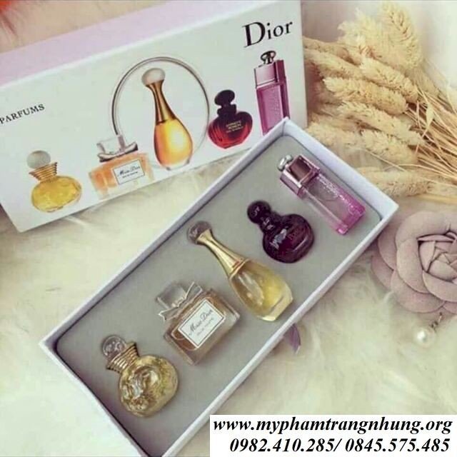 Dior Les Parfums Gift Set 5 x 5ml for Women  Dolce Vita EDT Miss Dior  EDP Jadore EDP Hypnotic Poison ES Dior Addict EDT  Lazada Singapore