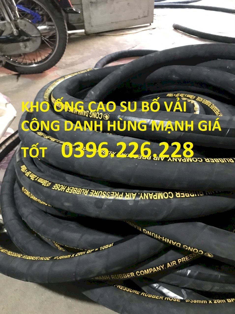 Báo giá ống cao su bố vải, ống chống nổ, chống xé chịu áp lực mài mòn - 5