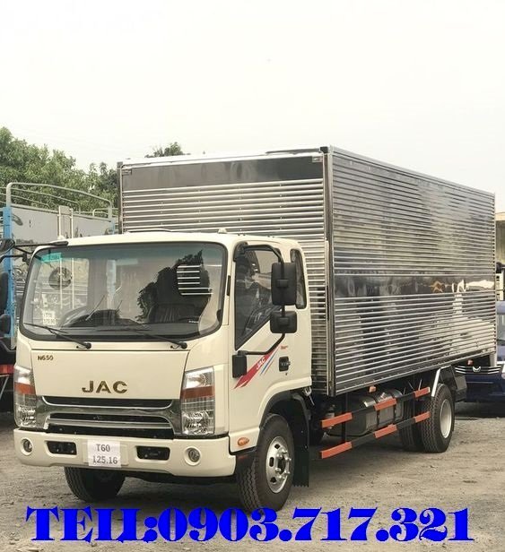 Bán xe tải Jac N650 thùng kín 6m2 động cơ Mỹ