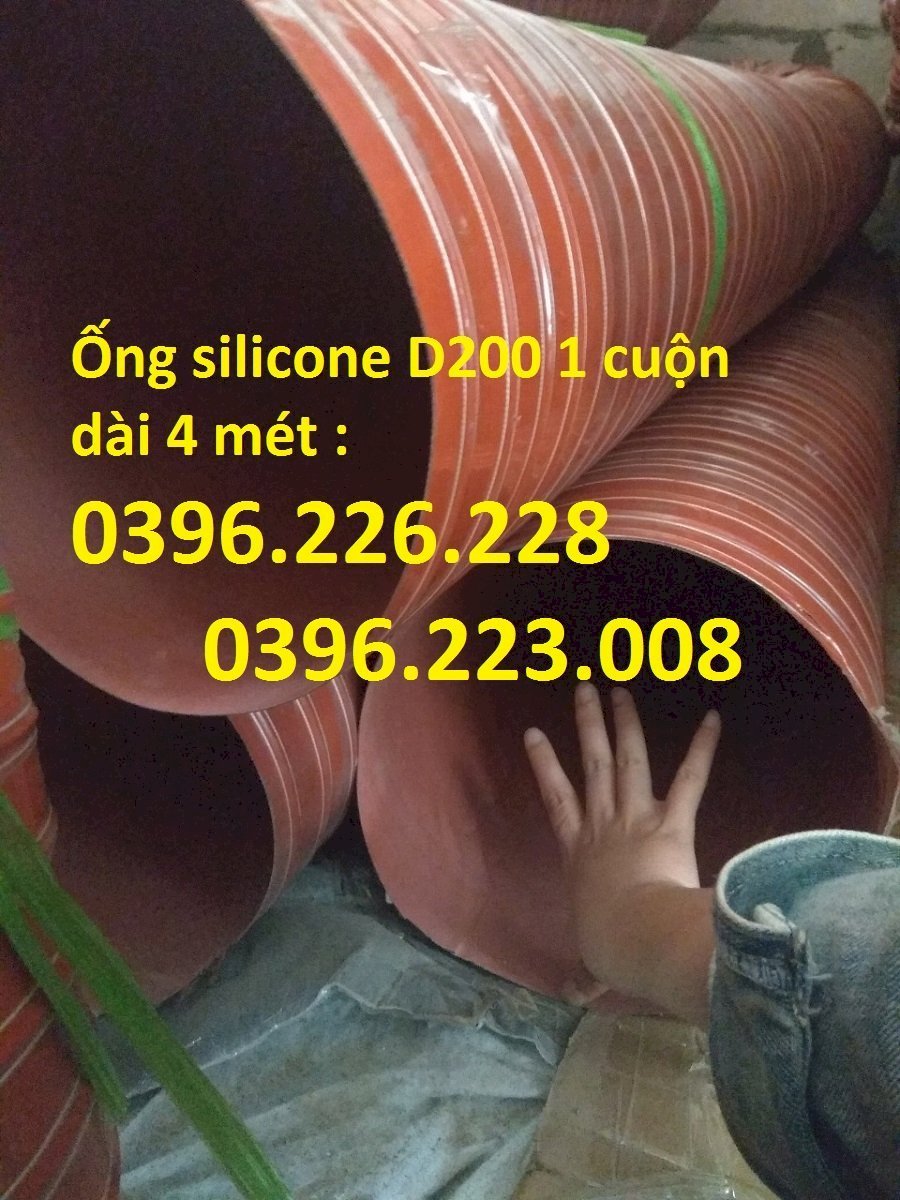 Tìm mua ống silicone chịu nhiệt độ cao phi 150 dùng cho lò xả khí nóng - 3