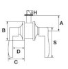 Khóa tròn gạt L5342 US5 (Màu rêu)_small 0