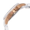 Đồng hồ AK Anne Klein Women's 109178RGWT Swarovski Crystal Accented Rosegold-Tone White Bracelet Watc_small 1