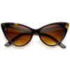 Super Cateyes Vintage Inspired Fashion Mod Chic High Pointed Cat-Eye Sunglasses_small 4