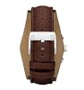 Fossil Men's CH2565 Cuff Chronograph Tan Leather Watch_small 1