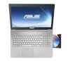 Asus N550JV-CN322H (Intel Core i7-4700HQ 2.4GHz, 12GB RAM, 1TB HDD, VGA NVIDIA GeForce GT 750M, 15.6 inch, Windows 8 64 bit) - Ảnh 3