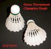 Genji Goose tournament Champion-Gold Shuttlecock_small 0