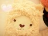 White color Aunt Merry Mokomoko Llama Alpaca Hug Pillow Cushion Doll_small 0