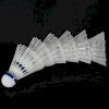 6pcs Nylon Shuttlecocks Birdies Badminton 2 Colors Option: White_small 0