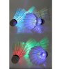 Tenflyer Pack of 4 Colorful LED Badminton Feather Shuttlecock Shuttlecocks_small 0
