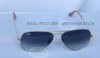RAYBAN 3025 Gold ligh blue Gradient RB 3025 - 001/3F_small 1
