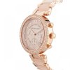 Đồng hồ nữ Michael Kors Parker Rose Gold-Tone Blush Acetate Watch MK5896_small 0