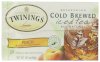 Twinings of London Cold Brew Teabags, Peach, 1.41 Ounce (Pack of 6)_small 1