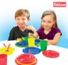 Durable Play Dishes Set, Pretend Play Childrens Dish Set - 29 Piece with Drainer_small 0