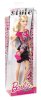 Fashionista Barbie Doll, Black and Pink Floral Dress_small 3