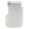 White Eyelet Doll Bedding 3pc. Sized to Fit American Girl Doll Bed - Includes Pillow, Doll Comforter & 3rd Bedding Piece_small 0