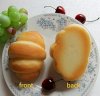 Moving Box 2 PCS PU Material Fake Cake Artificial Small Bull Horn Bread Decoration Model Kitchen Toys Prop_small 1
