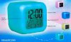 Hello Kitty Desk Alarm Clock Thermometer Glow_small 2
