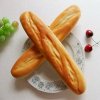 Moving Box 2 PCS PU Material Fake Cake Artificial French Long Bread Decoration Model Kitchen Toys Prop_small 2